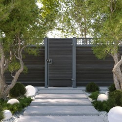 Cheadle Gate Set - Graphite Grey Panels - 1800mm High